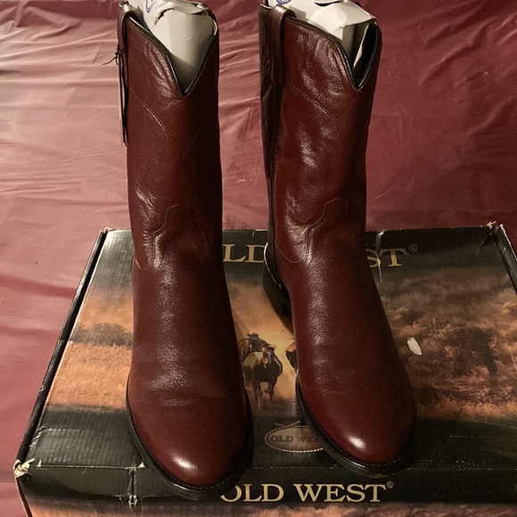 NEW-Old West Men’s Roper Boot - Picture 2 of 5
